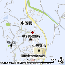 和歌山県田辺市中芳養1897周辺の地図