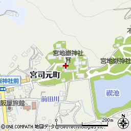 宮地嶽神社周辺の地図