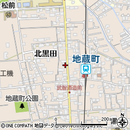 愛媛県伊予郡松前町北黒田999-2周辺の地図