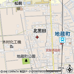 愛媛県伊予郡松前町北黒田998-9周辺の地図