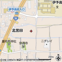 愛媛県伊予郡松前町北黒田290周辺の地図