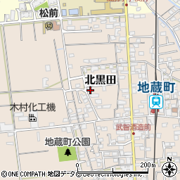 愛媛県伊予郡松前町北黒田996-4周辺の地図