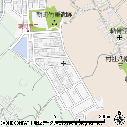 福岡県宗像市朝野380周辺の地図