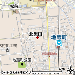 愛媛県伊予郡松前町北黒田996-10周辺の地図