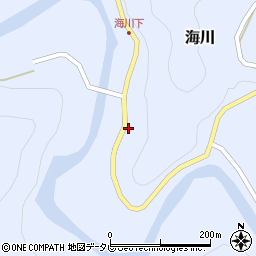 徳島県那賀郡那賀町海川ホシコエ78周辺の地図
