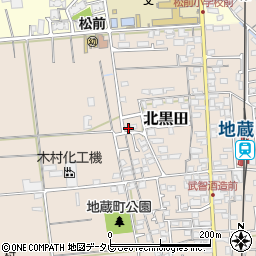愛媛県伊予郡松前町北黒田974-8周辺の地図