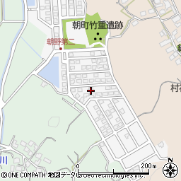 福岡県宗像市朝野370周辺の地図