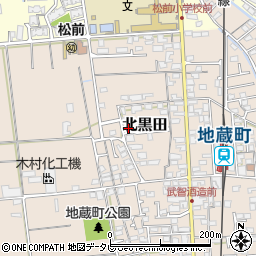 愛媛県伊予郡松前町北黒田996-13周辺の地図