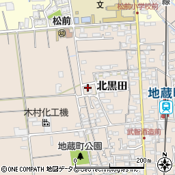 愛媛県伊予郡松前町北黒田974-6周辺の地図