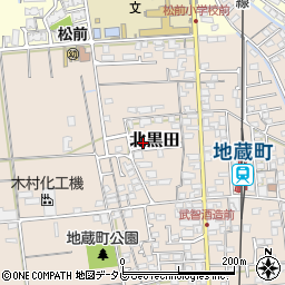 愛媛県伊予郡松前町北黒田996-15周辺の地図