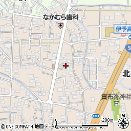 愛媛県伊予郡松前町北黒田473-1周辺の地図