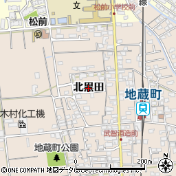愛媛県伊予郡松前町北黒田996-17周辺の地図