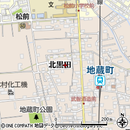 愛媛県伊予郡松前町北黒田996-20周辺の地図