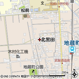 愛媛県伊予郡松前町北黒田974-4周辺の地図