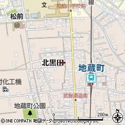 愛媛県伊予郡松前町北黒田996-22周辺の地図