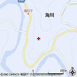徳島県那賀郡那賀町海川ホシコエ103-1周辺の地図