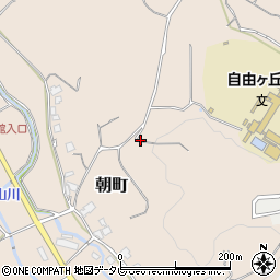 福岡県宗像市朝町1013周辺の地図