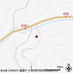 徳島県那賀郡那賀町成瀬周辺の地図