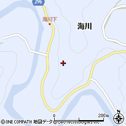 徳島県那賀郡那賀町海川ホシコエ92-1周辺の地図