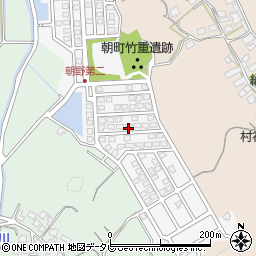 福岡県宗像市朝野362周辺の地図