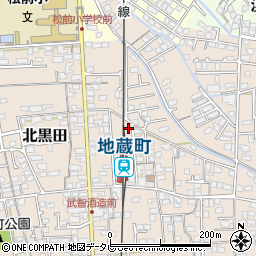 愛媛県伊予郡松前町北黒田639-1周辺の地図
