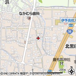 愛媛県伊予郡松前町北黒田482-5周辺の地図