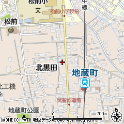愛媛県伊予郡松前町北黒田995-5周辺の地図