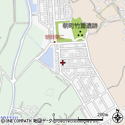 福岡県宗像市朝野358周辺の地図