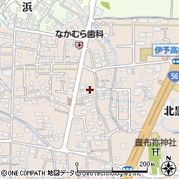 愛媛県伊予郡松前町北黒田500-3周辺の地図