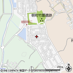 福岡県宗像市朝野356周辺の地図