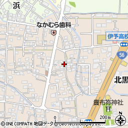 愛媛県伊予郡松前町北黒田500-4周辺の地図