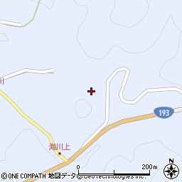 徳島県那賀郡那賀町海川ナカトヲリ周辺の地図