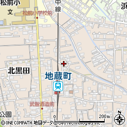 愛媛県伊予郡松前町北黒田613-33周辺の地図
