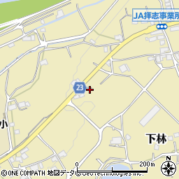 愛媛県東温市下林甲-1426周辺の地図