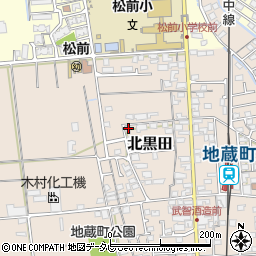 愛媛県伊予郡松前町北黒田992-7周辺の地図