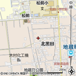 愛媛県伊予郡松前町北黒田979周辺の地図