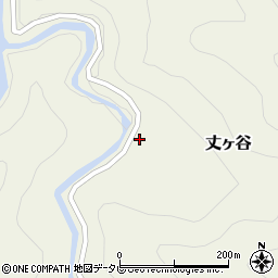 徳島県那賀郡那賀町丈ヶ谷岩原周辺の地図