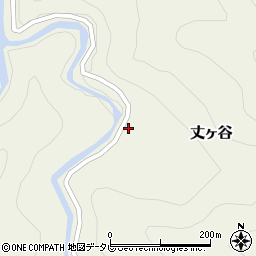 徳島県那賀町（那賀郡）丈ヶ谷（岩原）周辺の地図