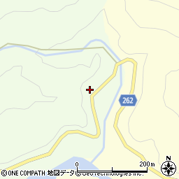 高知県長岡郡大豊町葛原170周辺の地図