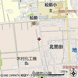 愛媛県伊予郡松前町北黒田968-3周辺の地図