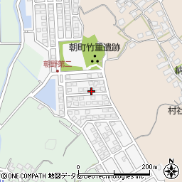 福岡県宗像市朝野349周辺の地図