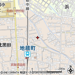 愛媛県伊予郡松前町北黒田613-32周辺の地図