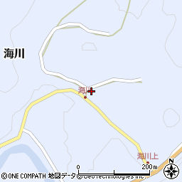 徳島県那賀郡那賀町海川ヲフウチ172周辺の地図