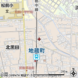 愛媛県伊予郡松前町北黒田613-23周辺の地図
