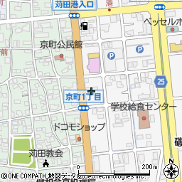 海都苅田店周辺の地図