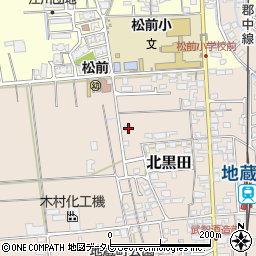 愛媛県伊予郡松前町北黒田981-1周辺の地図