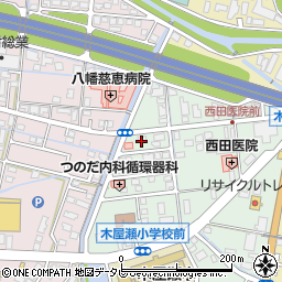中野ヒフ科周辺の地図