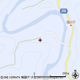 徳島県那賀郡那賀町海川ナカセ周辺の地図