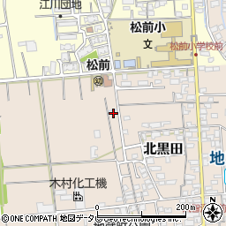 愛媛県伊予郡松前町北黒田968-4周辺の地図