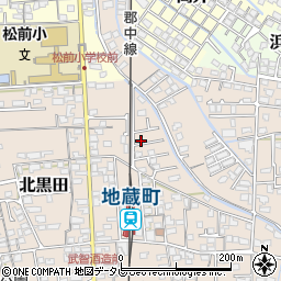 愛媛県伊予郡松前町北黒田613-15周辺の地図